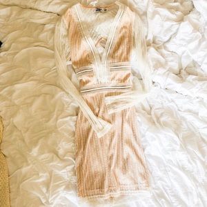 Elegant White Lace Dress